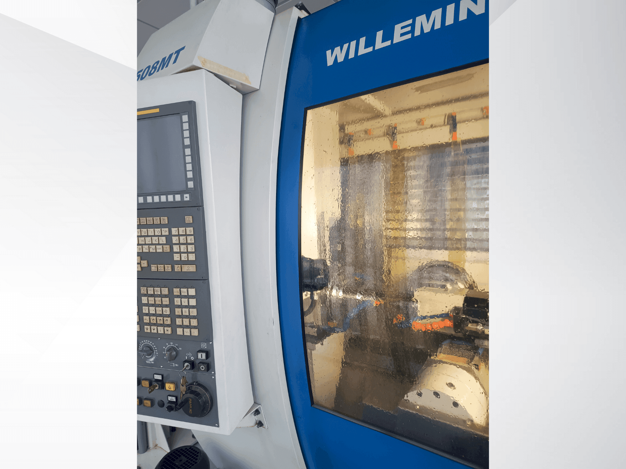 Vue de face de la machine WILLEMIN-MACODEL 508MT-195
