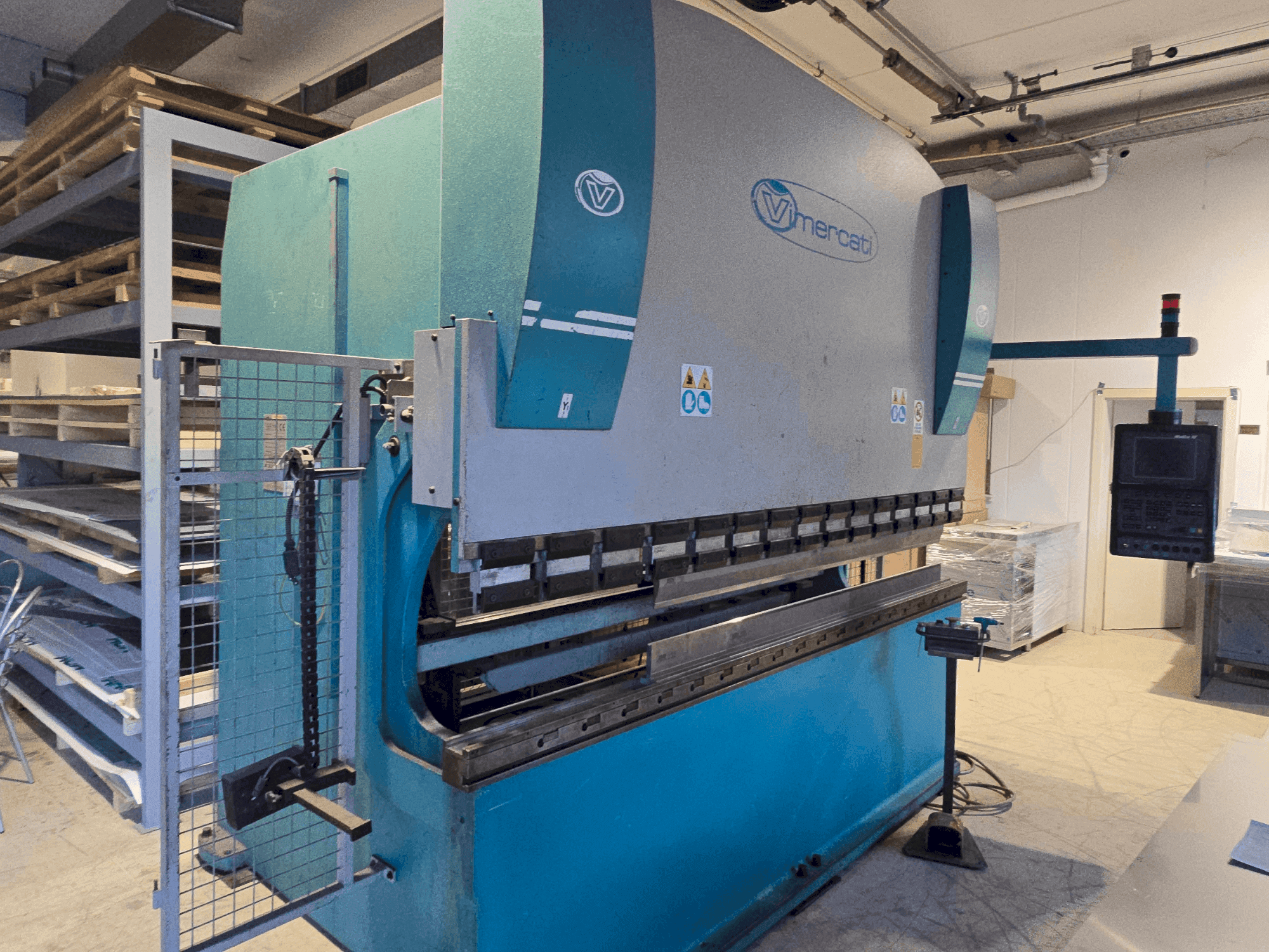 Vue de face de la machine Vimercati PHSI 100x3050