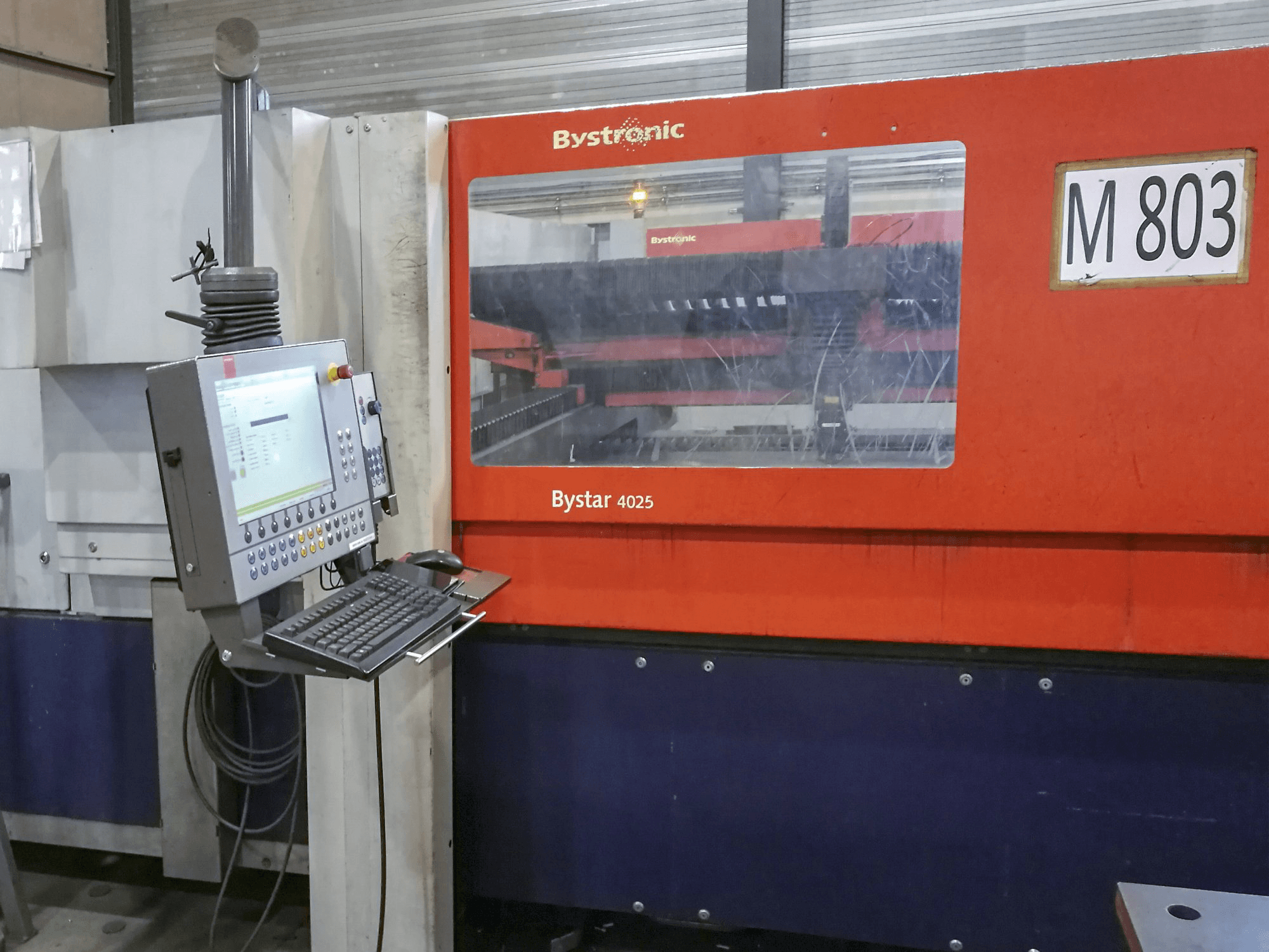 Front view of Bystronic Bystar 4025 NT 80 Machine