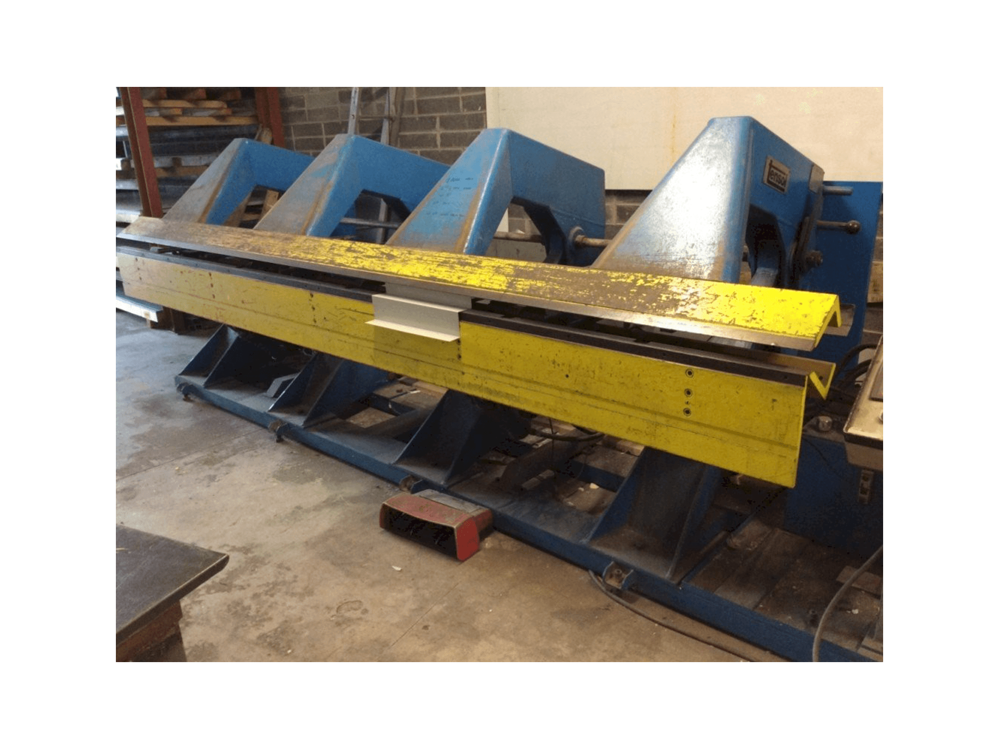 Front view of Tensol P200-4 machine