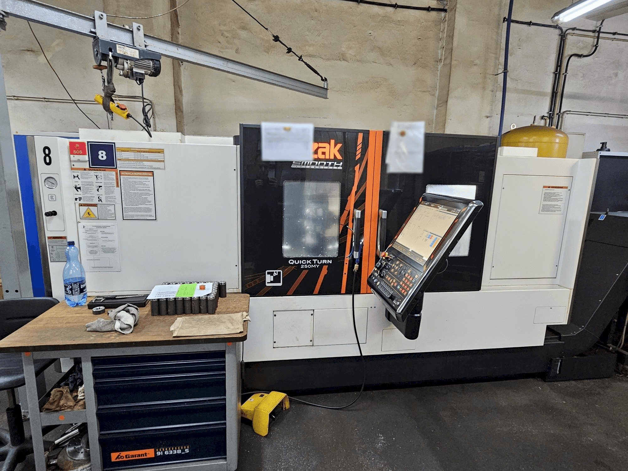Vue de face de la machine Mazak QUICK TURN SMOOTH 250MY