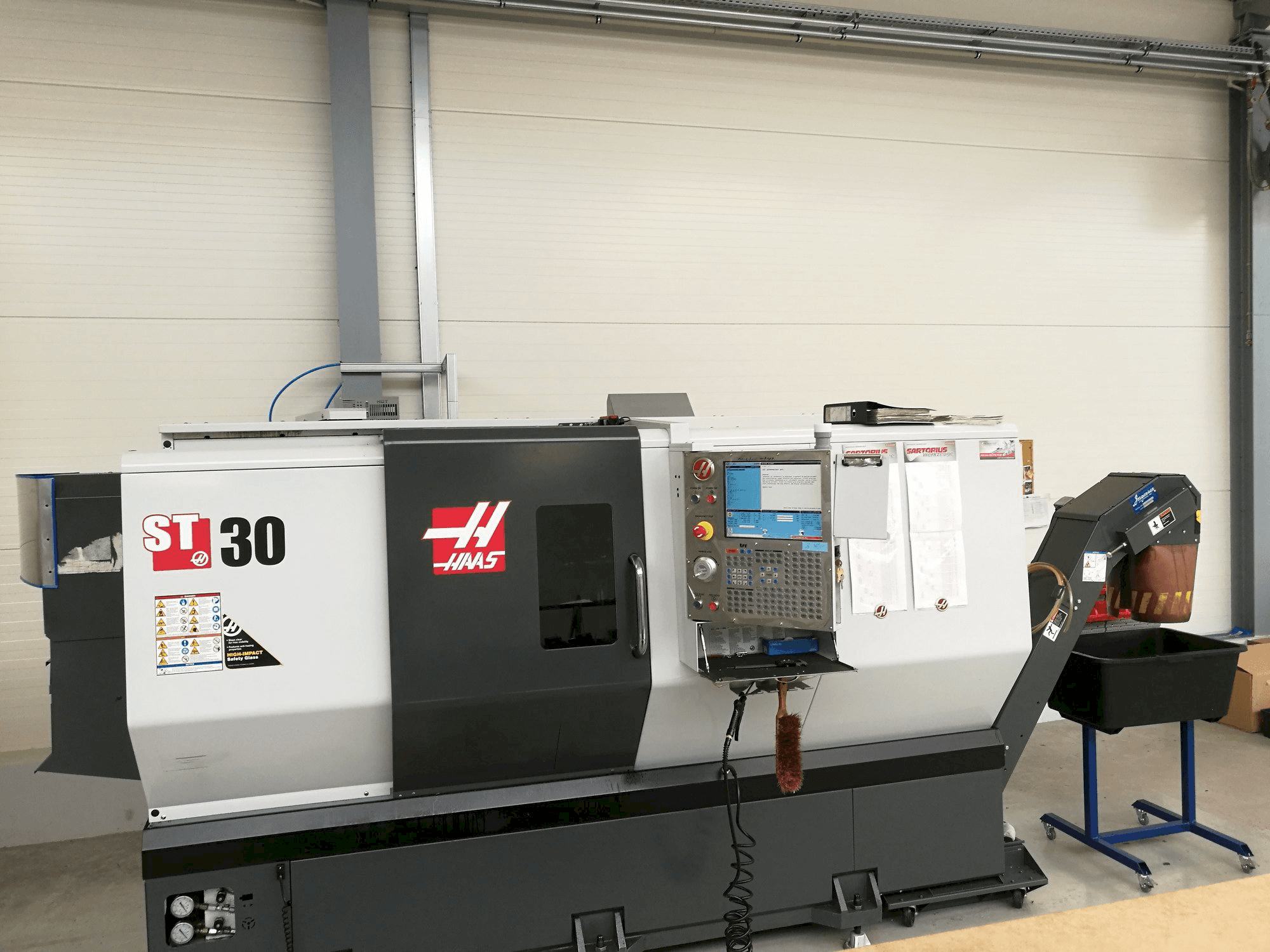 Front view of HAAS ST-30 machine