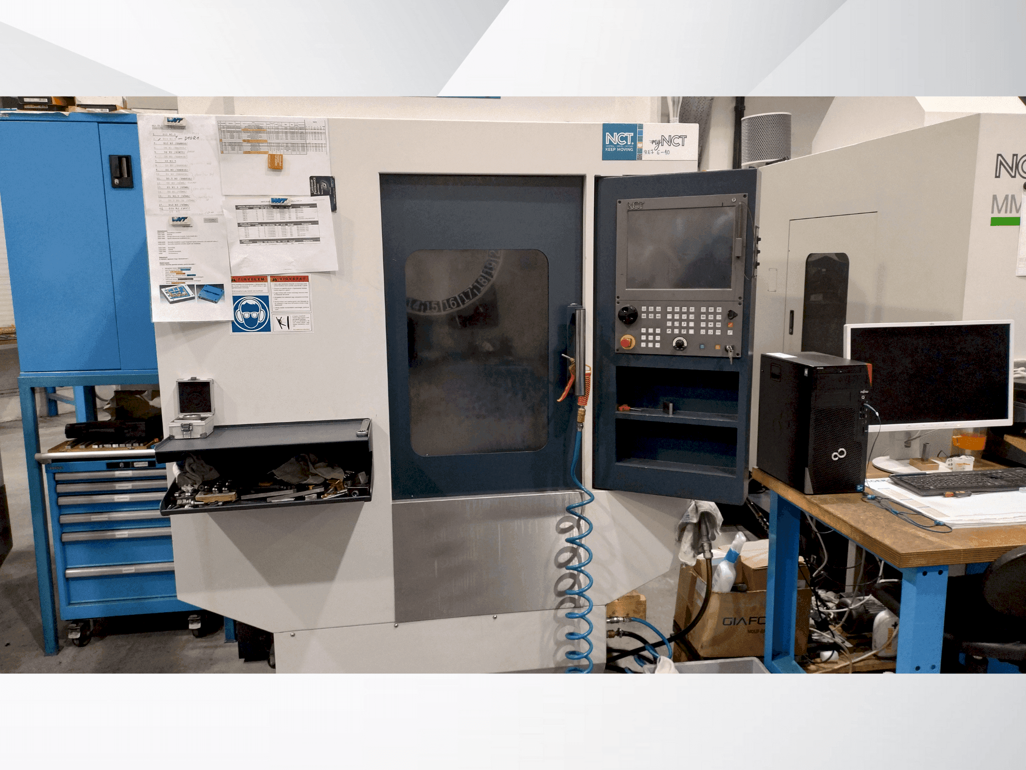 Vue de face de la machine NCT VD-510S