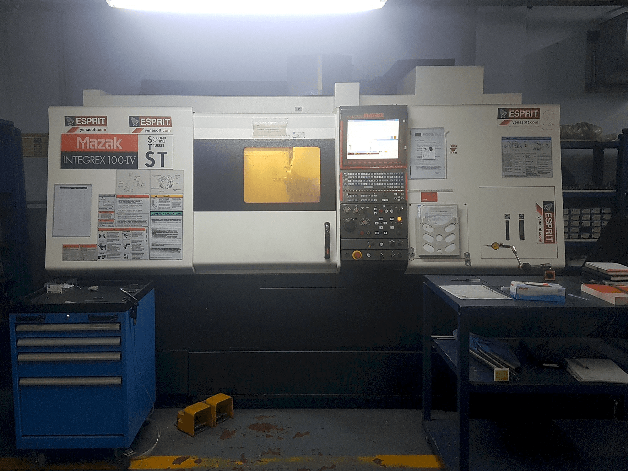 Front view of Mazak Integrex 100-IV machine