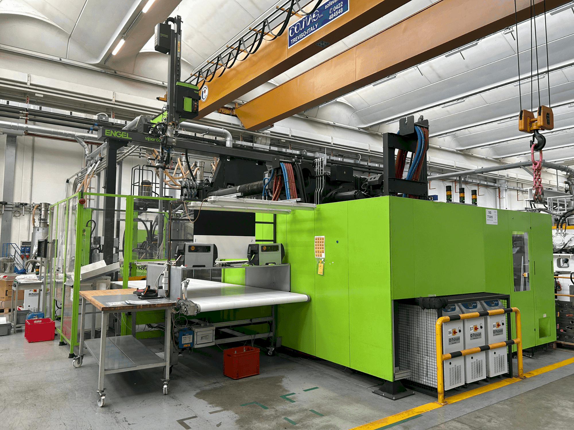 Vue de face de la machine Engel Duo 4500H/4500H/1300H/1300H/1700 combi