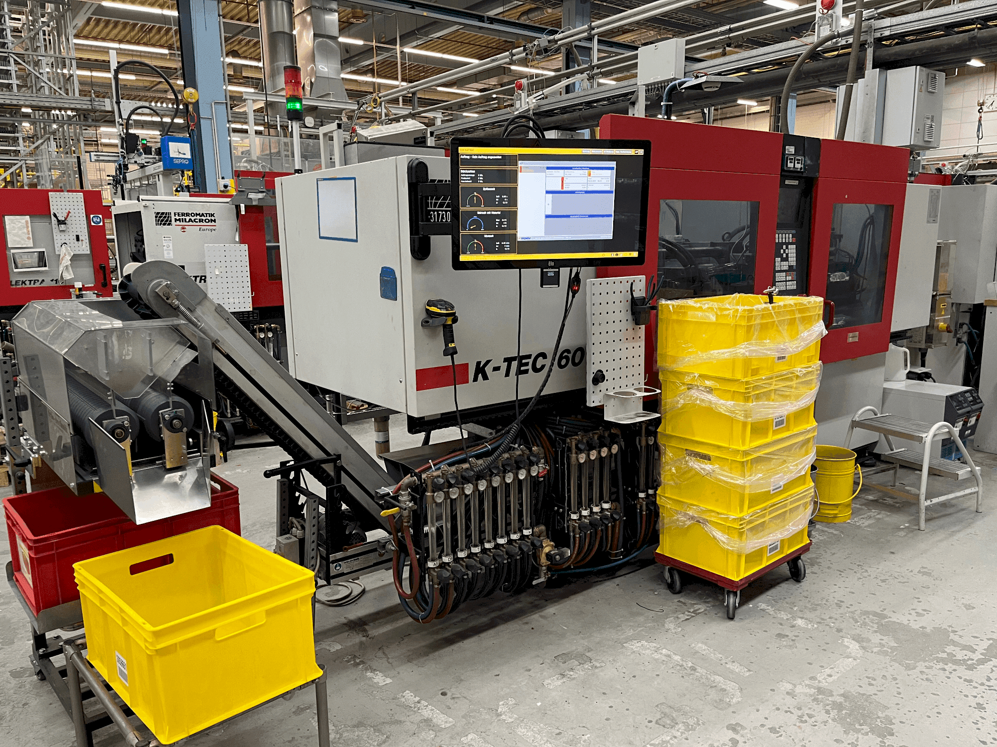 Vue de face de la machine FERROMATIK K-TEC 60 S