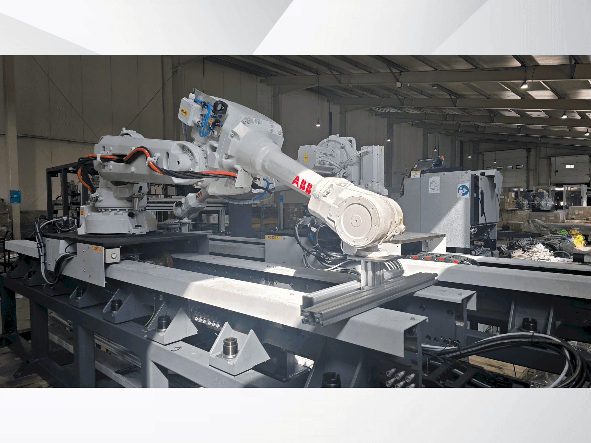 Vue de face de la machine ABB IRB 4600-60/2.05