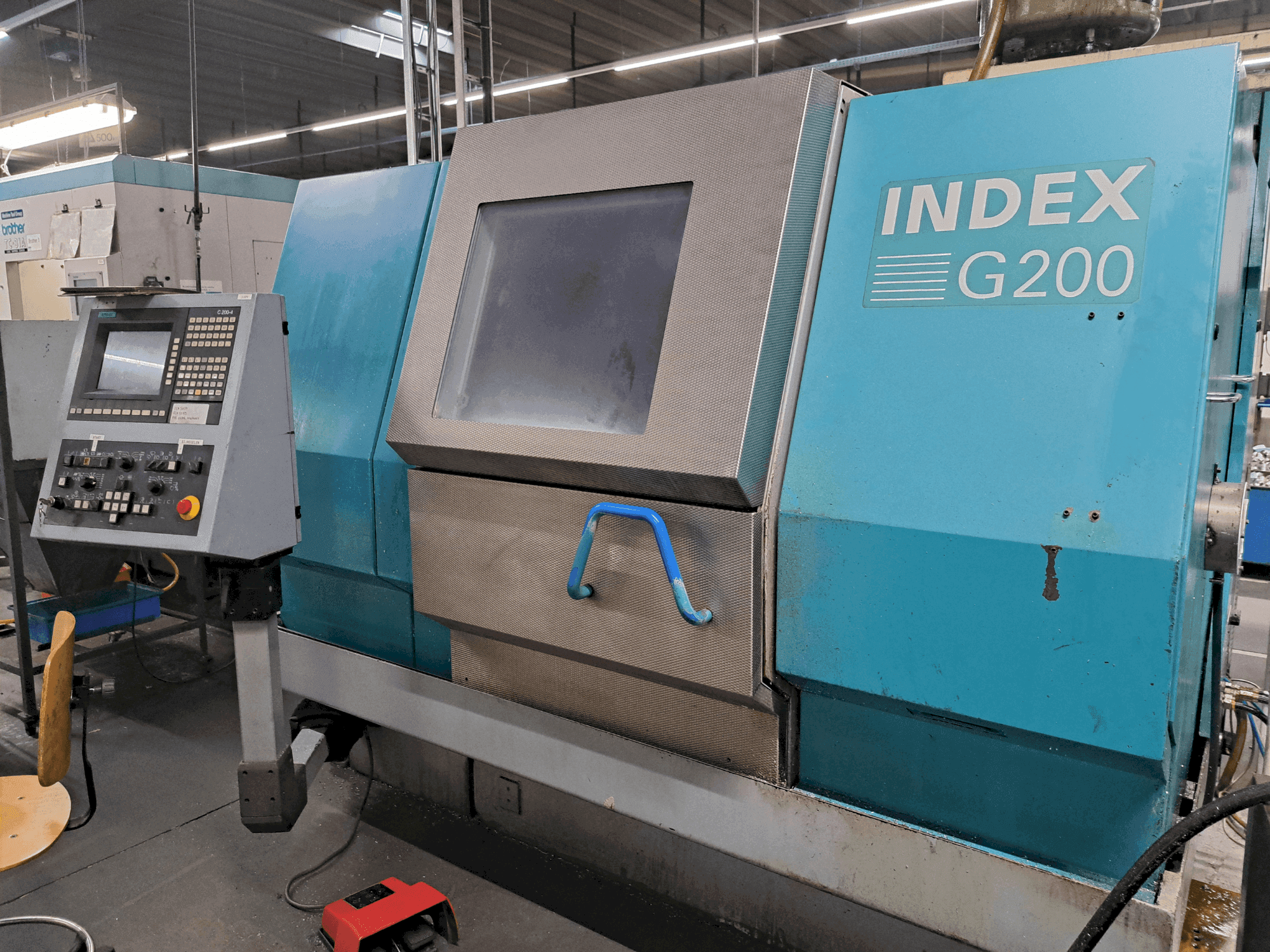 Vue de face de la machine Index G200