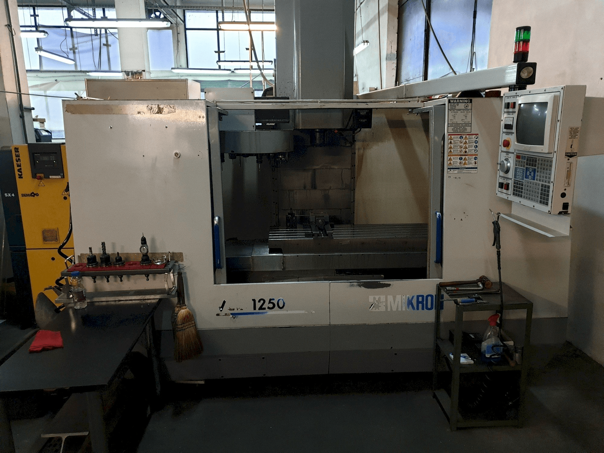 Front view of MIKRON-HAAS VCE 1250 machine