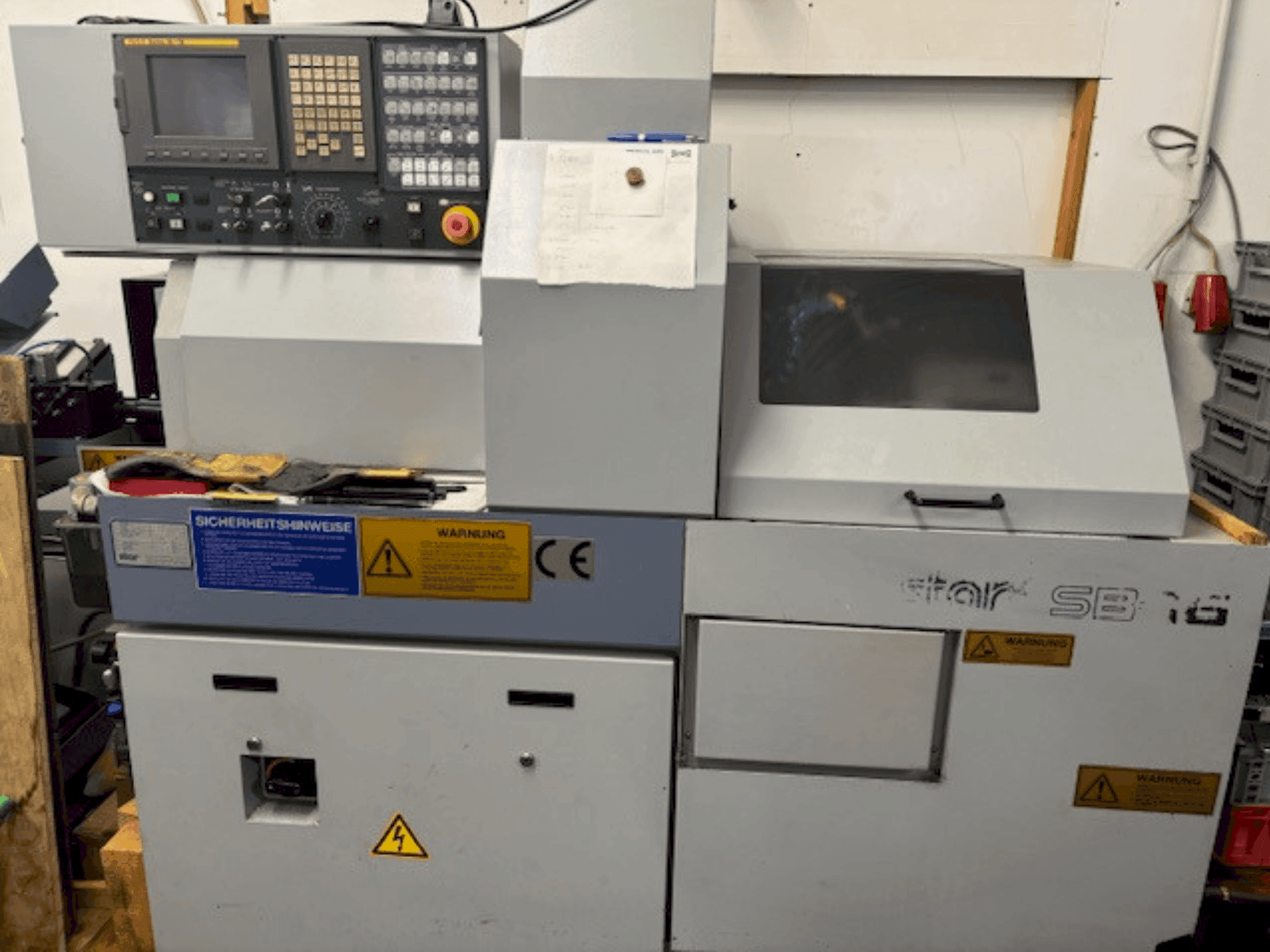 Vue de face de la machine Star SB-16