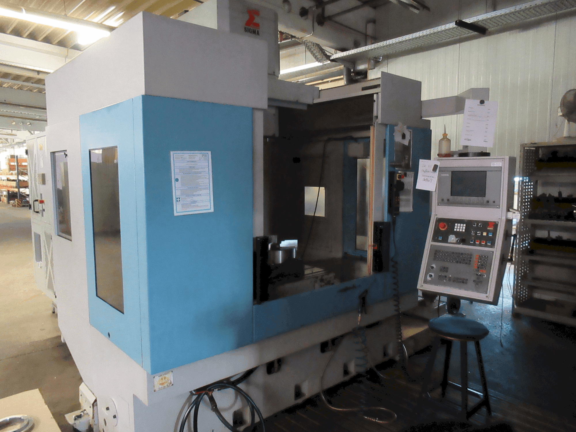 Vue de face de la machine Sigma Zenit 3