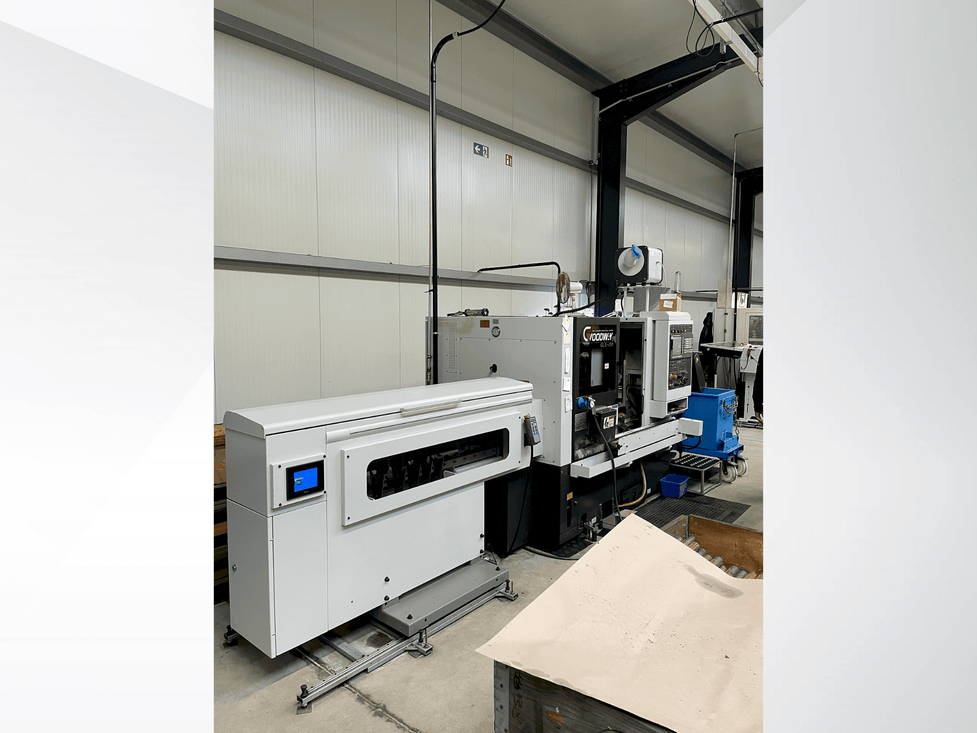 Vue de face de la machine Goodway GLS-150