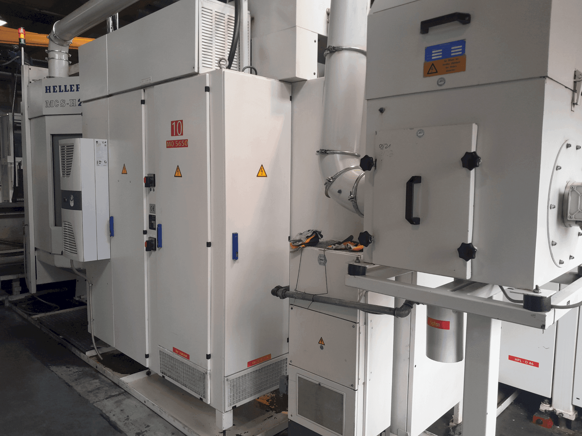 Vue de face de la machine HELLER MCS-H 250