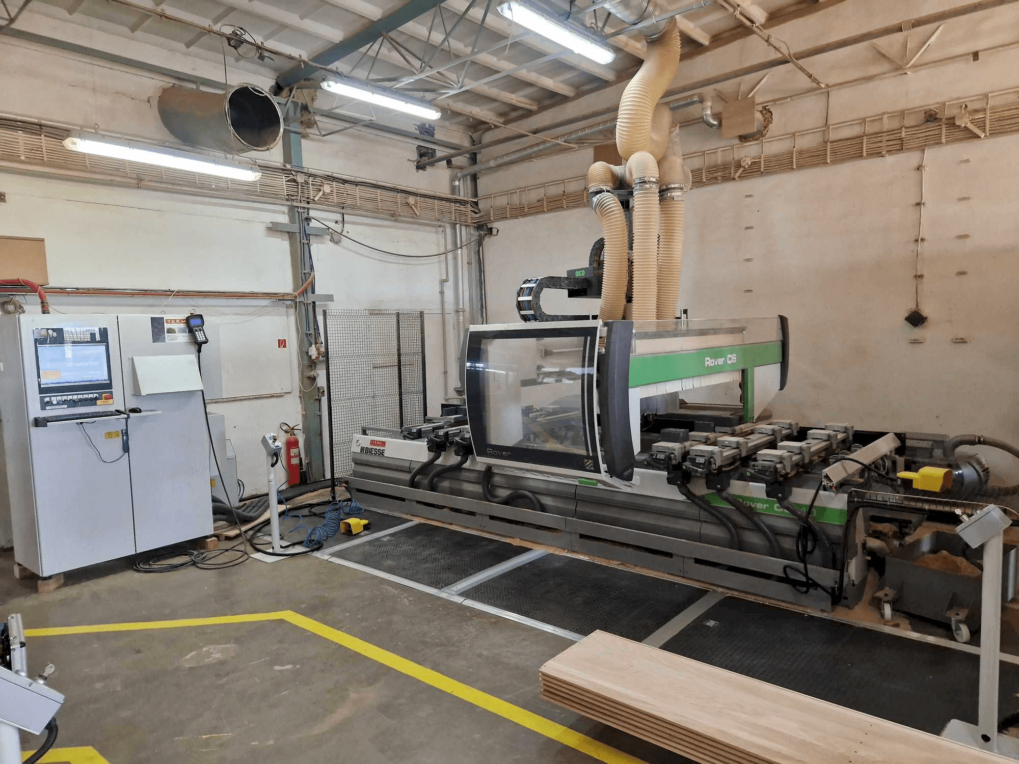 Vue de face de la machine BIESSE ROVER C6.40