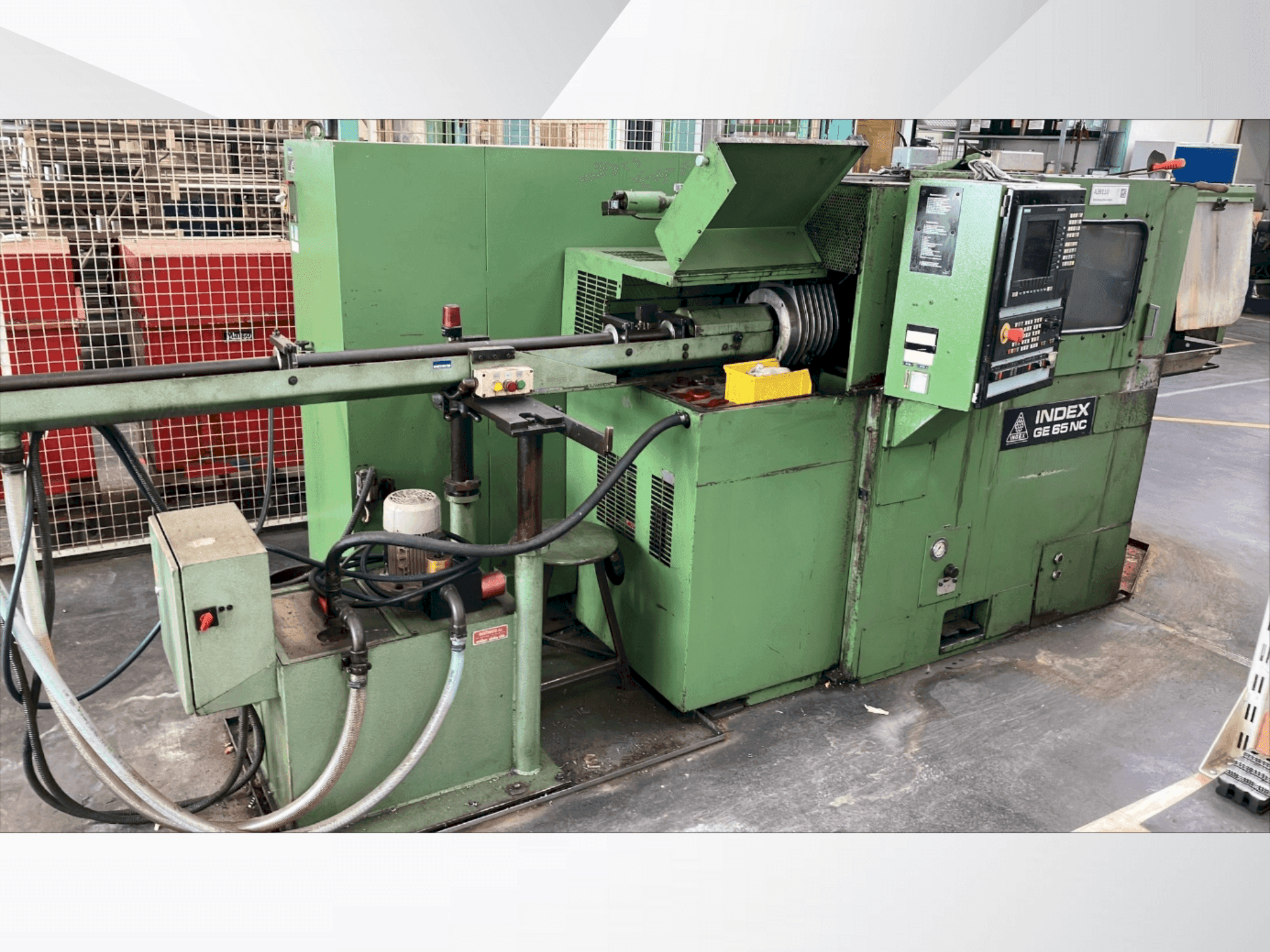 Vue de face de la machine Index GE65 NC
