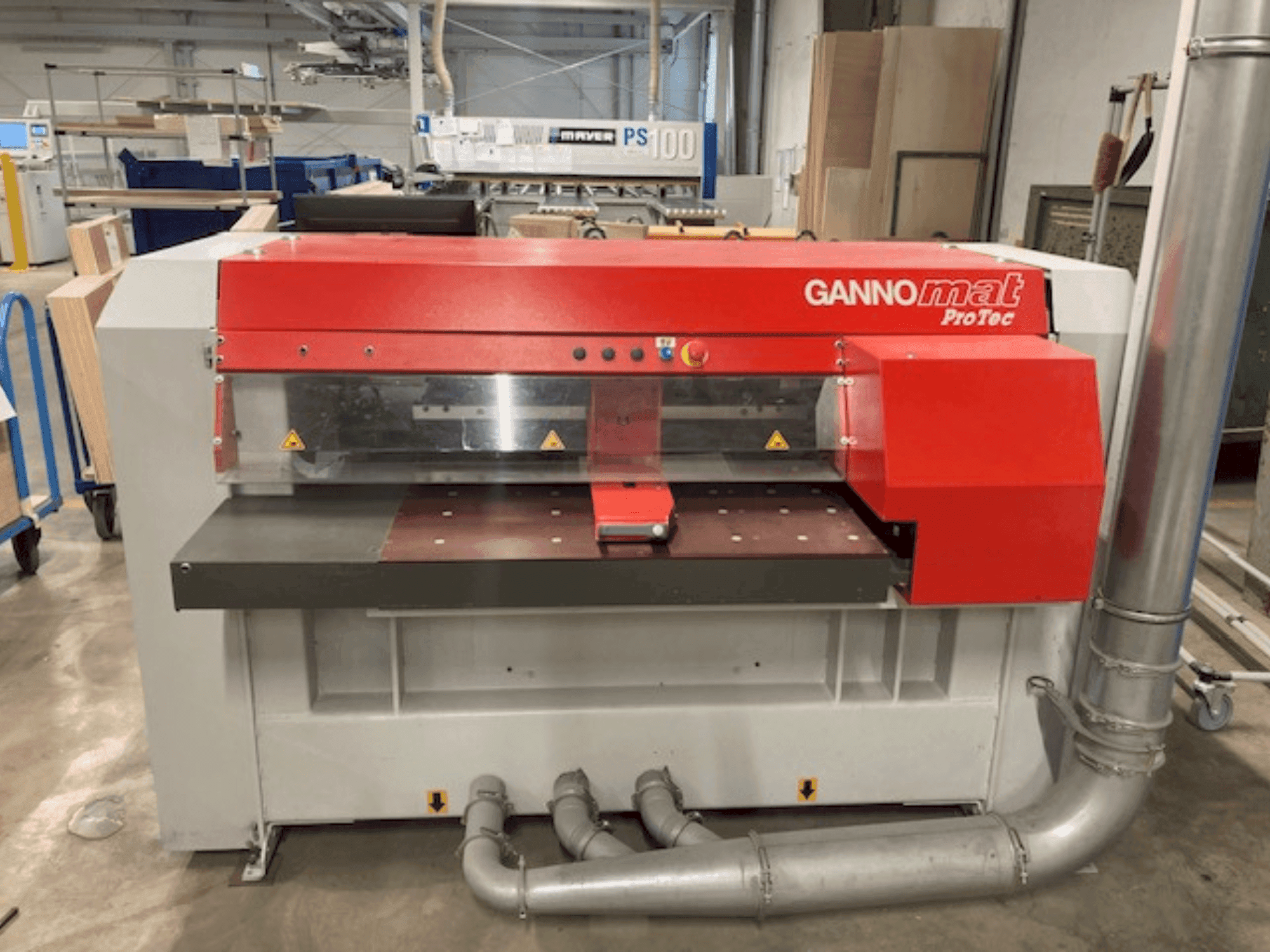 Vue de face de la machine GANNOMAT ProTec 571