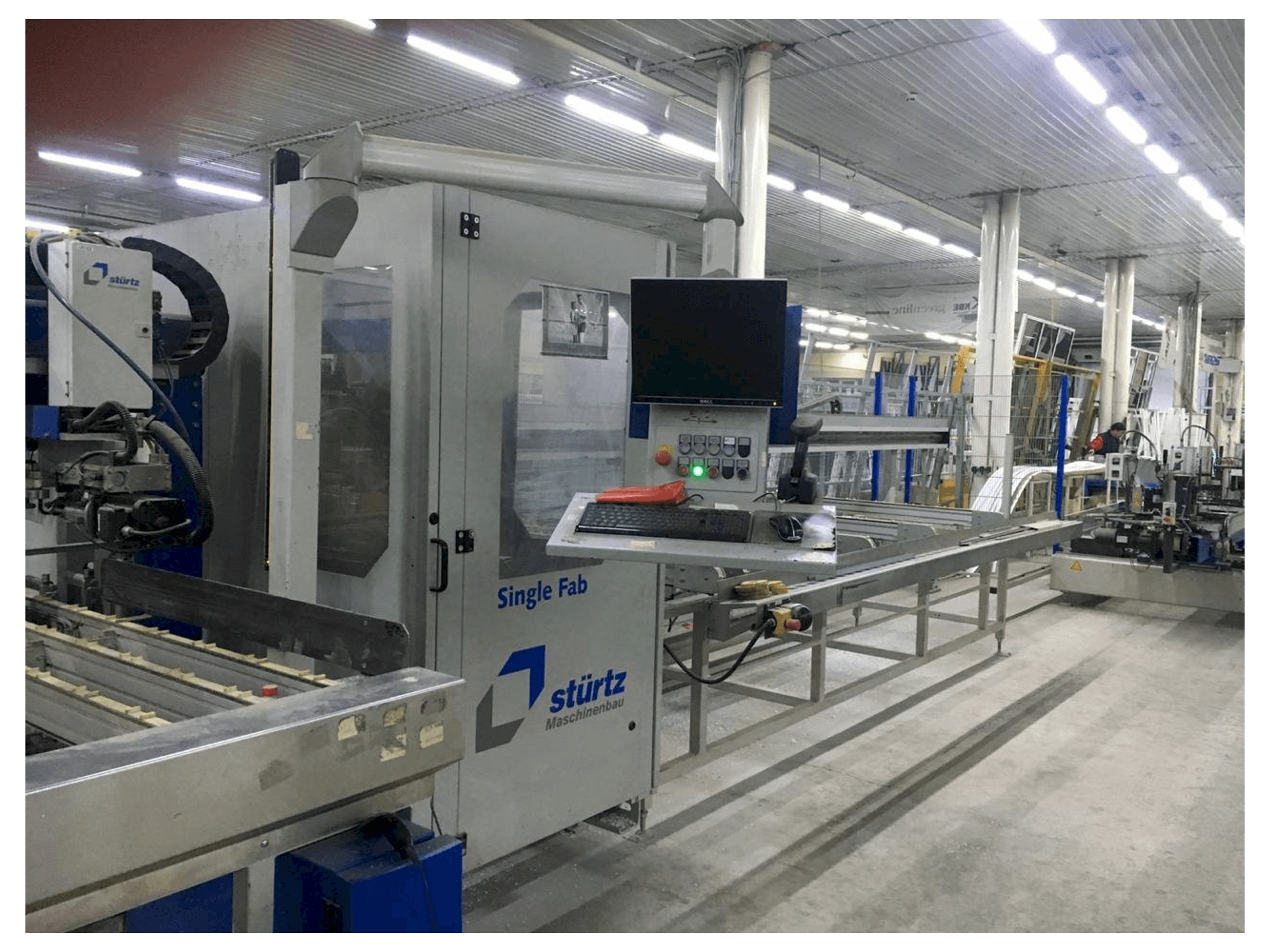 Front view of Sturtz NFZ-JC-JM-160-X machine