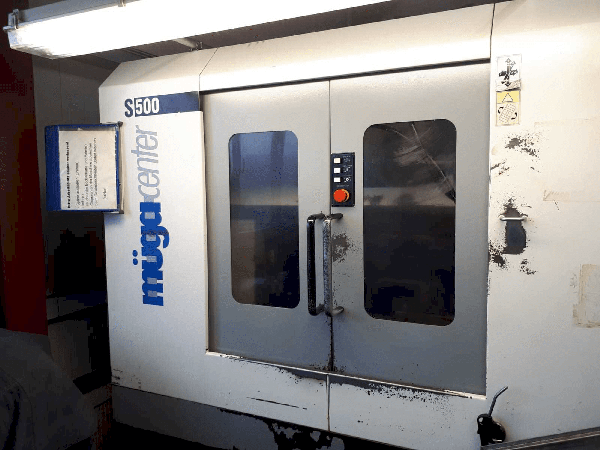 Front view of Muga S500 machine