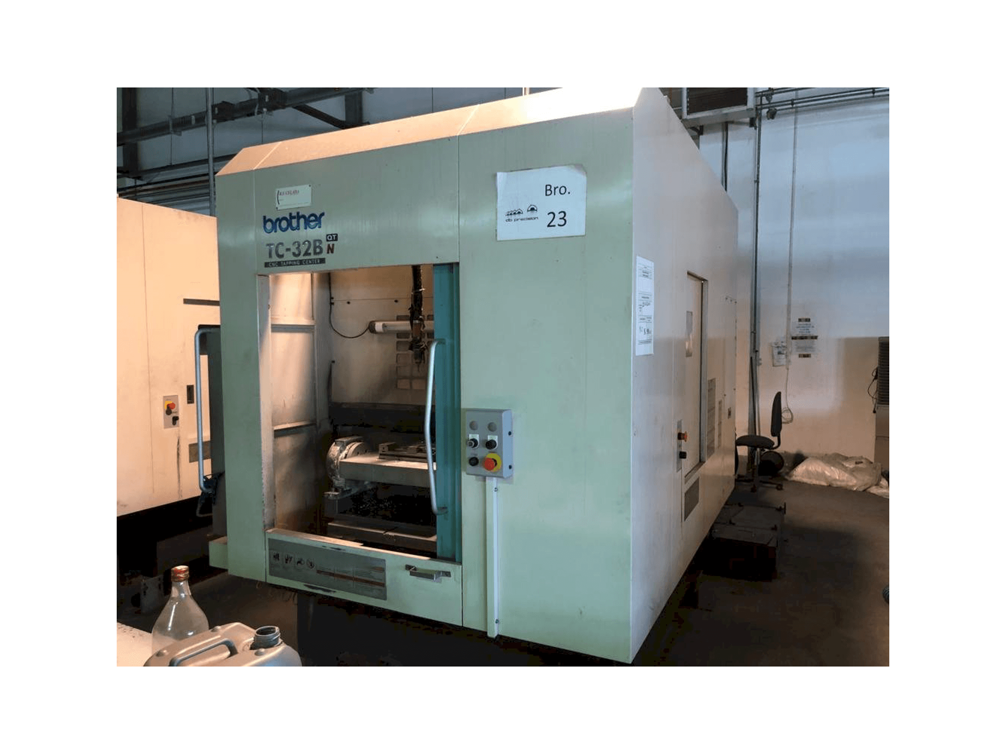 Front view of Brother TC 32B machine