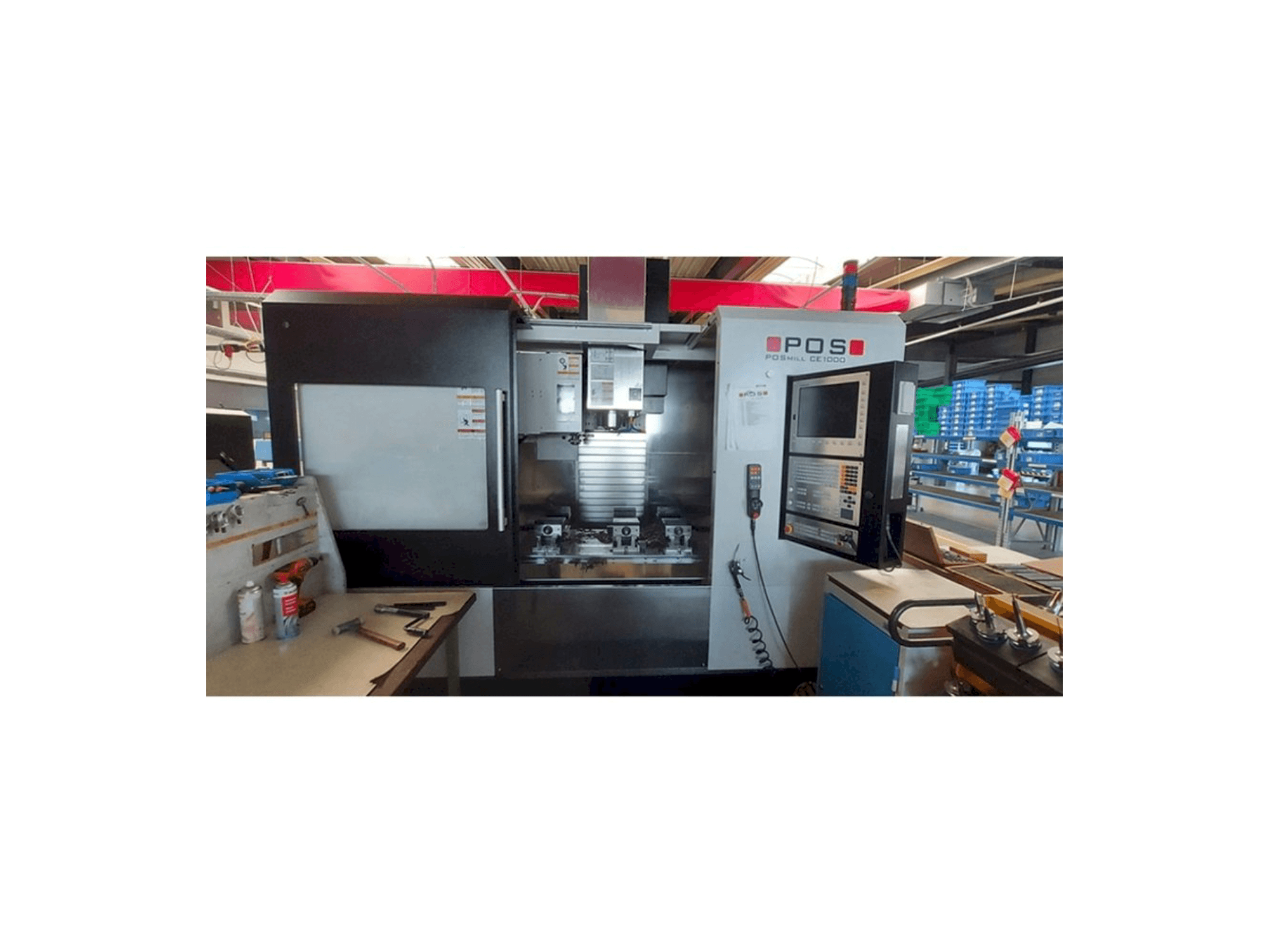 Front view of POSmill CE 1000 machine