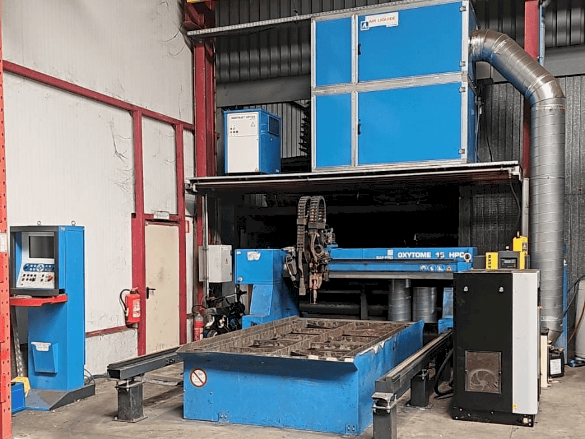 Vue de face de la machine SAF Oxytome 15 HPC
