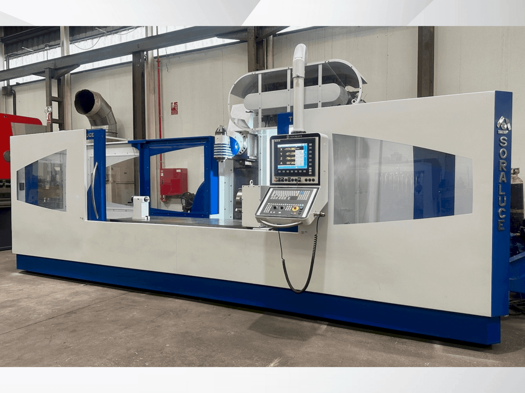 Vue de face de la machine Soraluce TA-25A