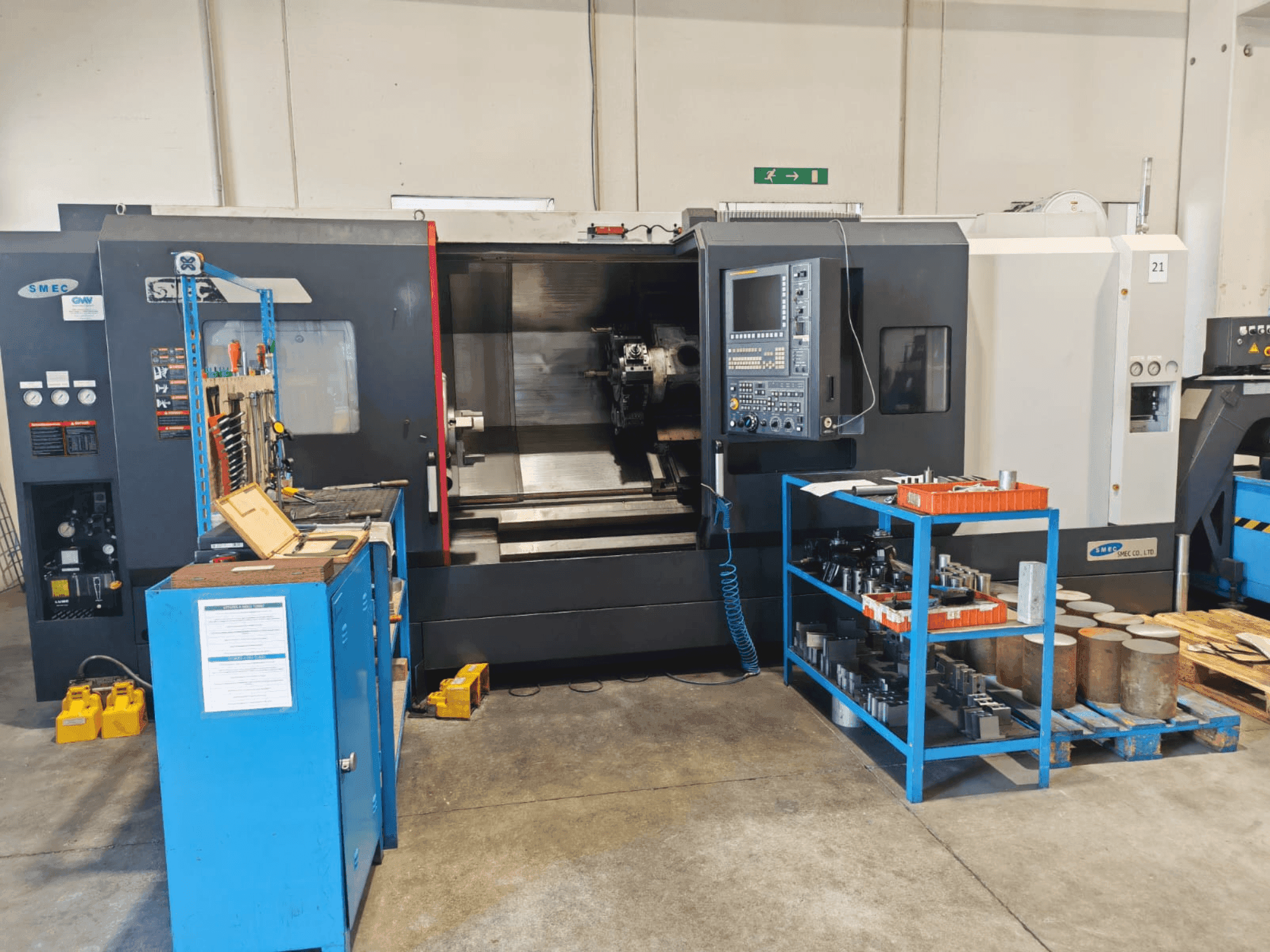 Vue de face de la machine SMEC Samsung 3500 XLY