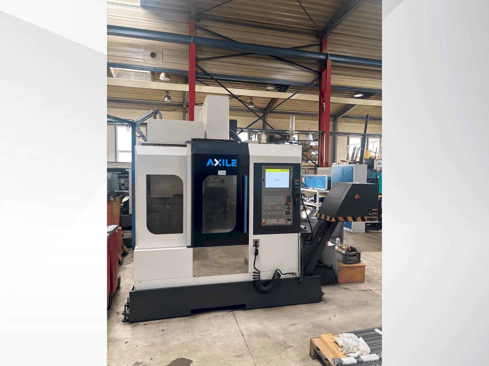 Vue de face de la machine AXILE V4