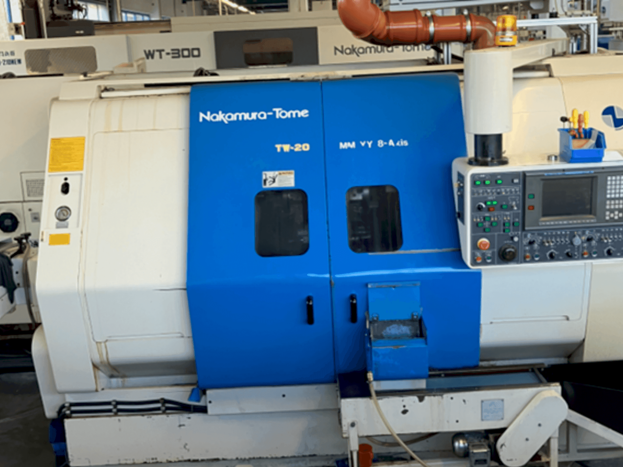 Vue de face de la machine NAKAMURA-TOME TW-20