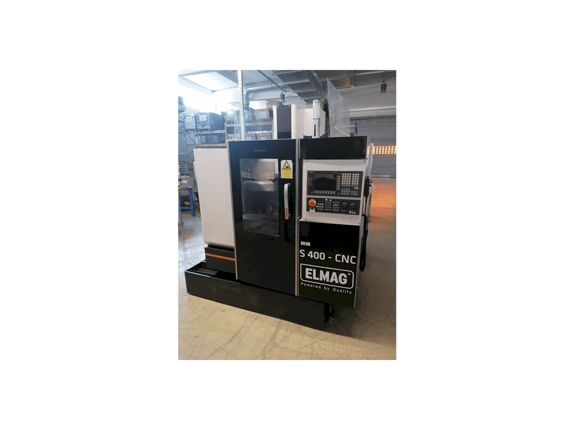 Front view of ELMAG S 400 CNC machine