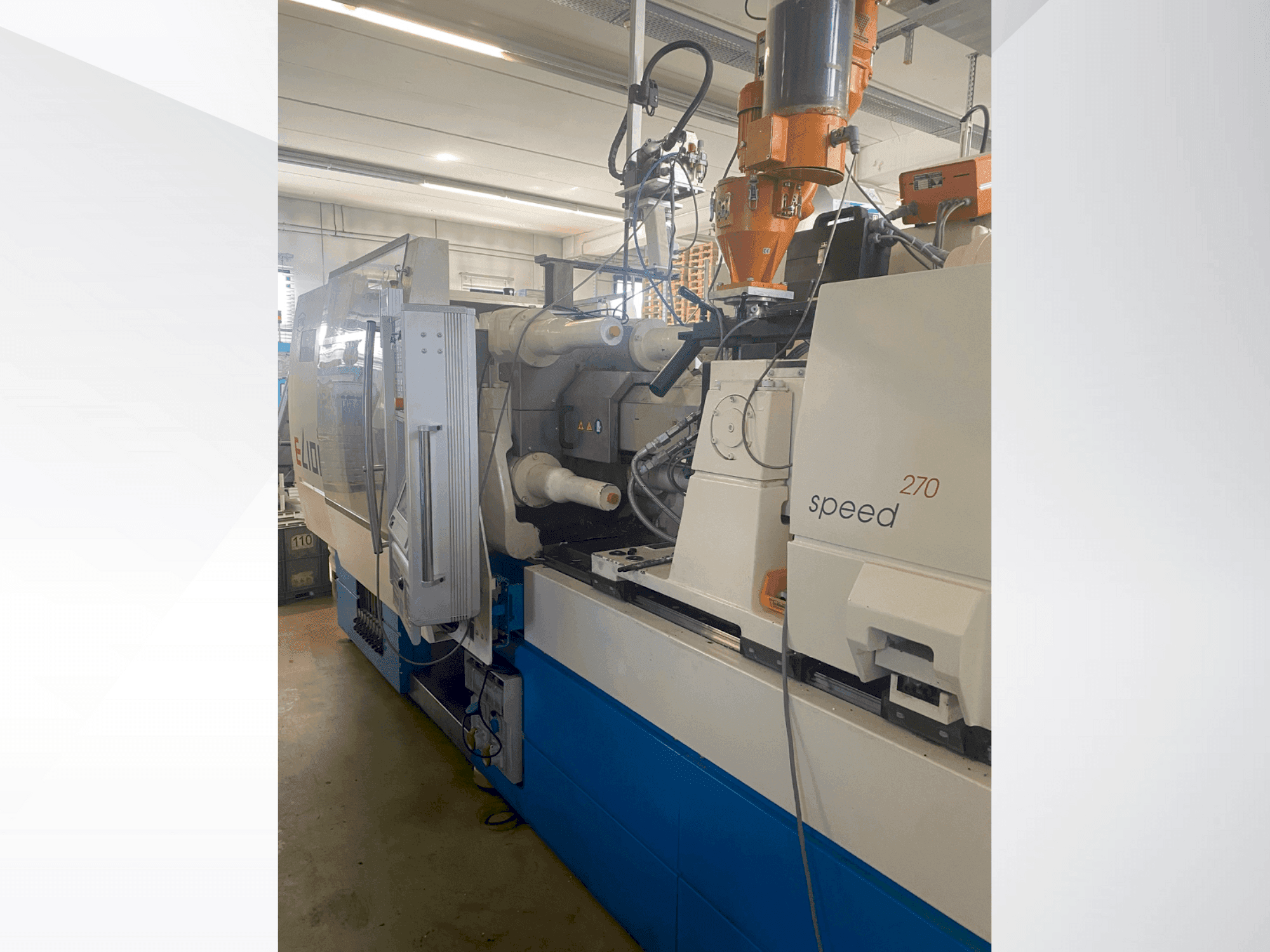 Vue de face de la machine Netstal ELION 800-270 S