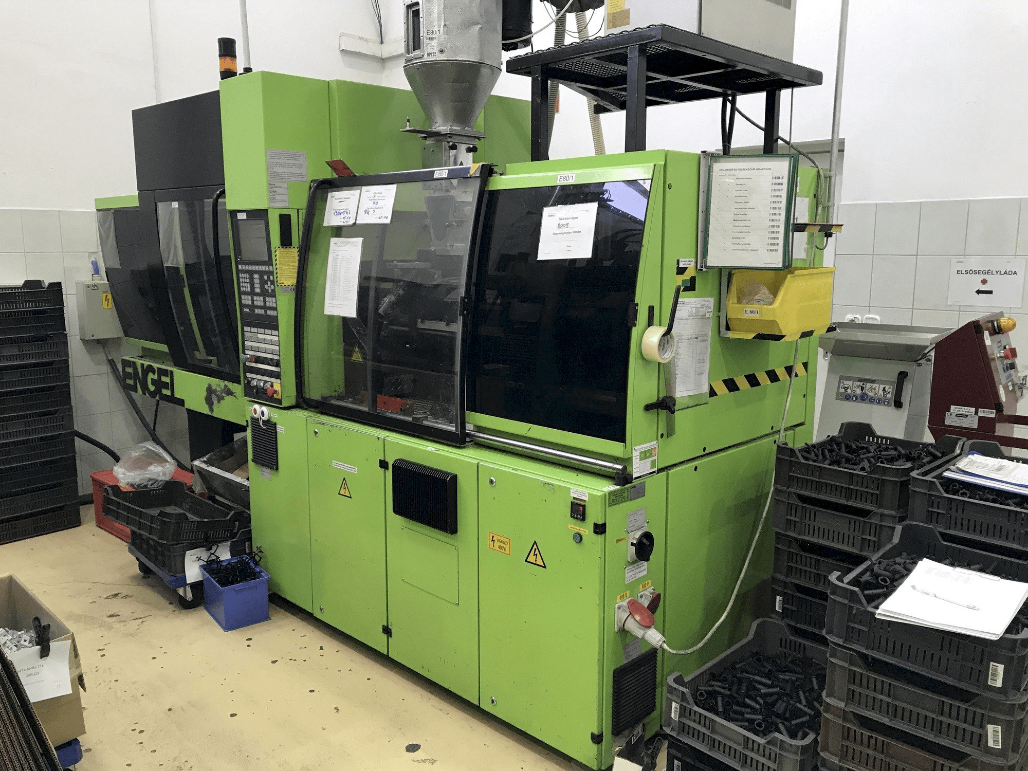 Front view of ENGEL VC 200/60 Tech machine