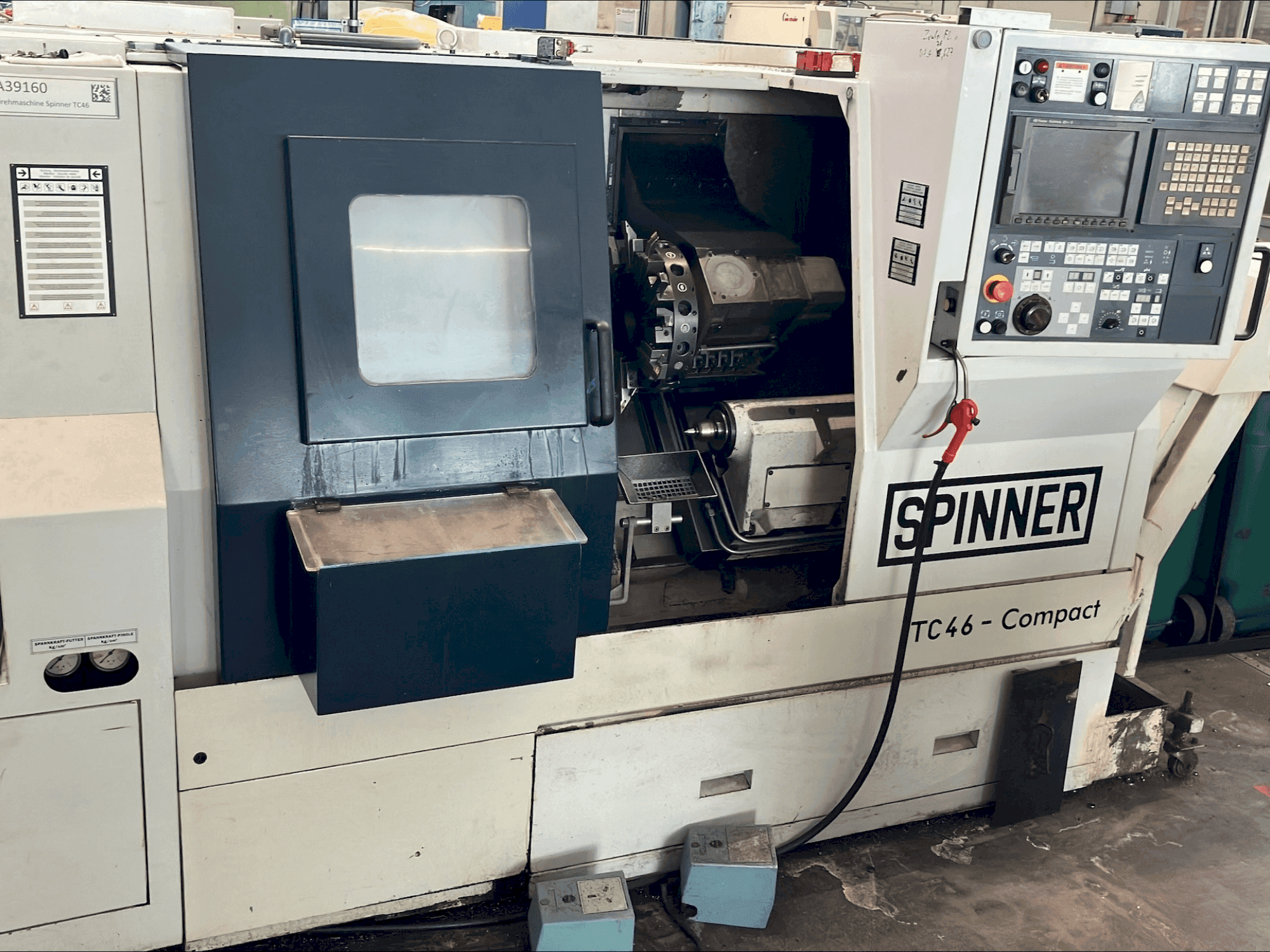 Vue de face de la machine SPINNER TC46-COMPACT