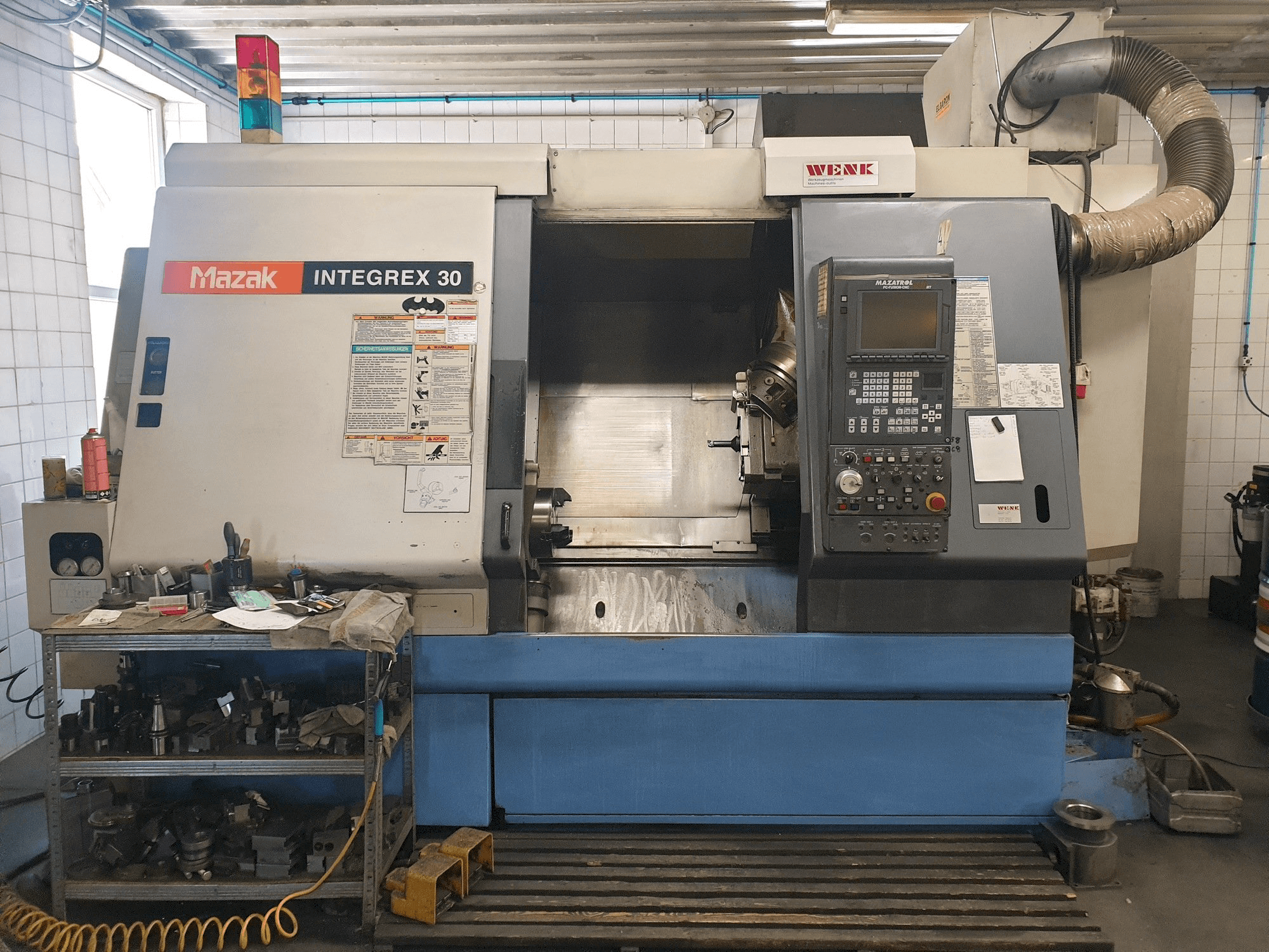 Vue de face de la machine Mazak Integrex 30