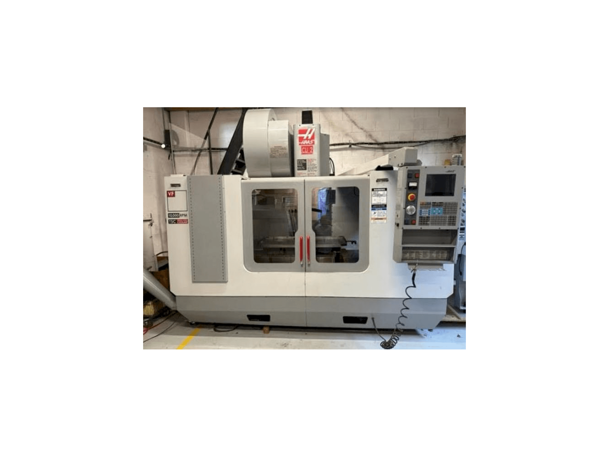 Vue de face de la machine HAAS VF3