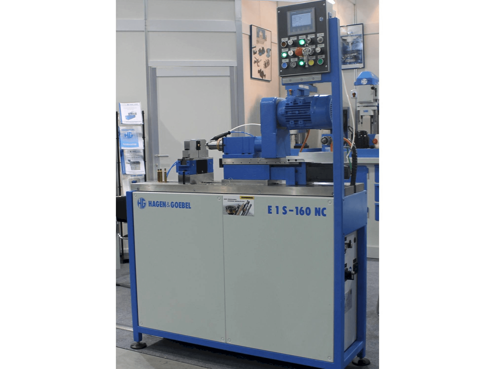 Front view of HAGEN&GOEBEL E 1 S – 160 NC machine