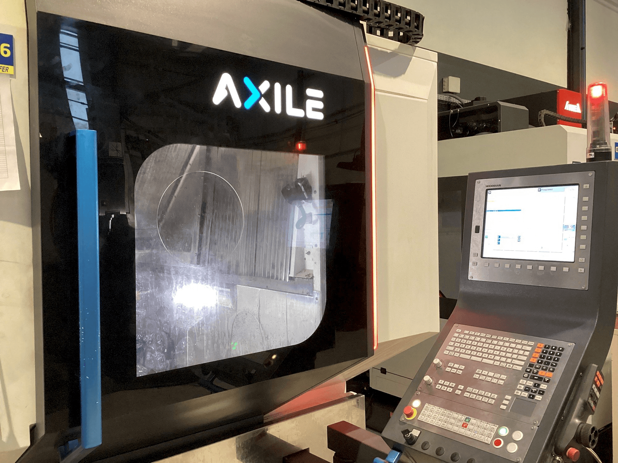 Vue de face de la machine AXILE G6