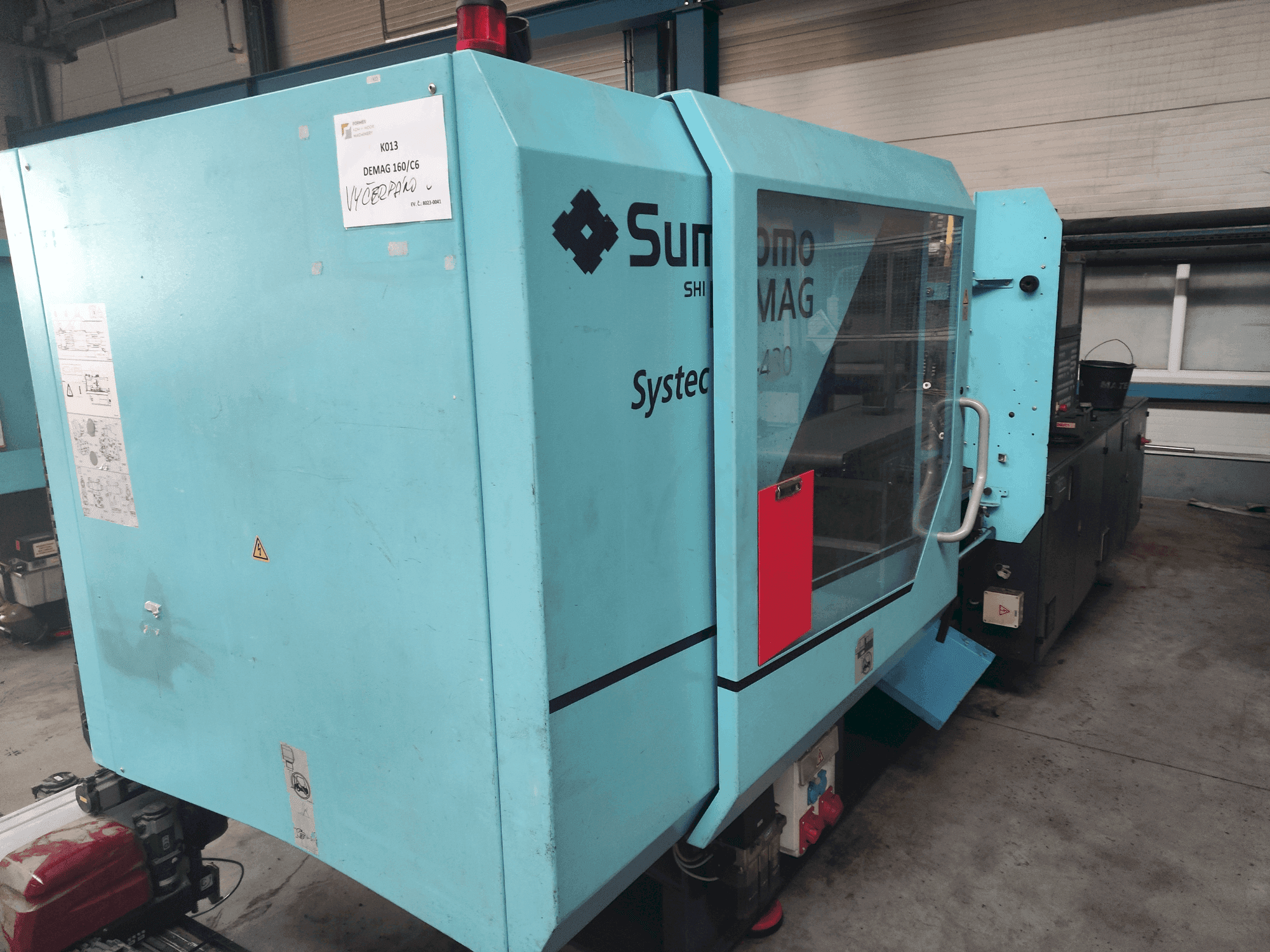 Vue de face de la machine DEMAG Systec 160-520/430