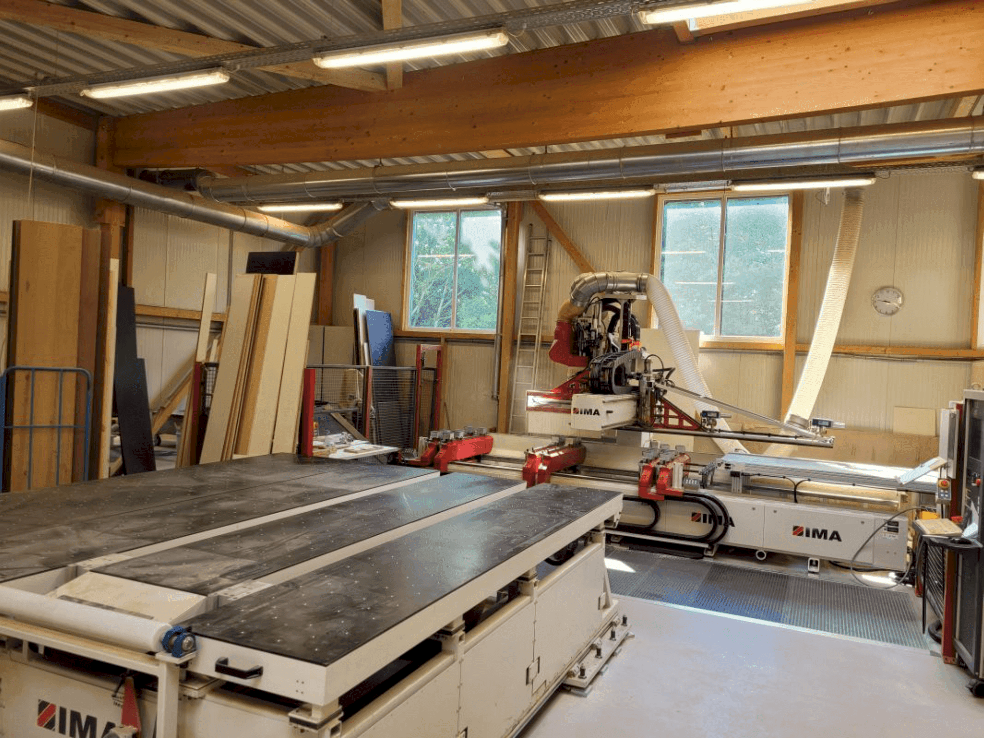 Vue de face de la machine IMA BIMA CUT 120/300