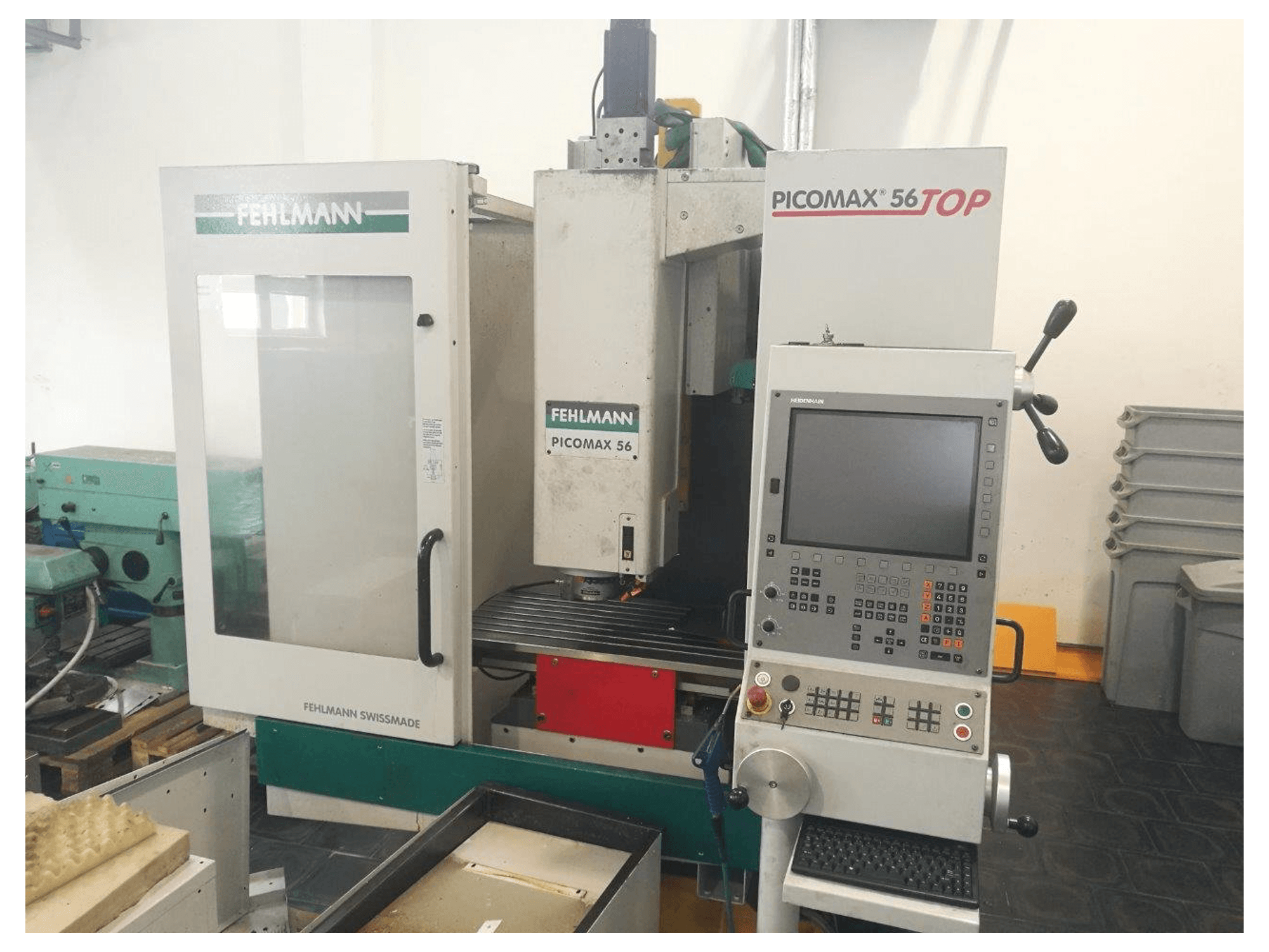 Vue de face de la machine FEHLMANN PICOMAX 56 TOP
