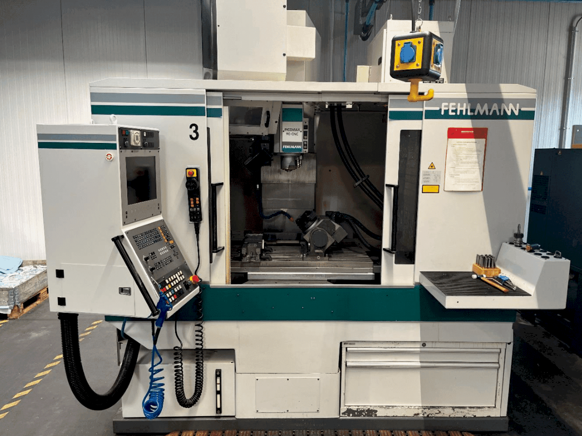 Vue de face de la machine FEHLMANN Picomax 90-M