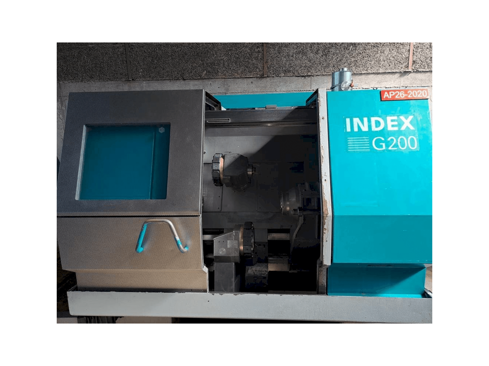 Vue de face de la machine Index G200