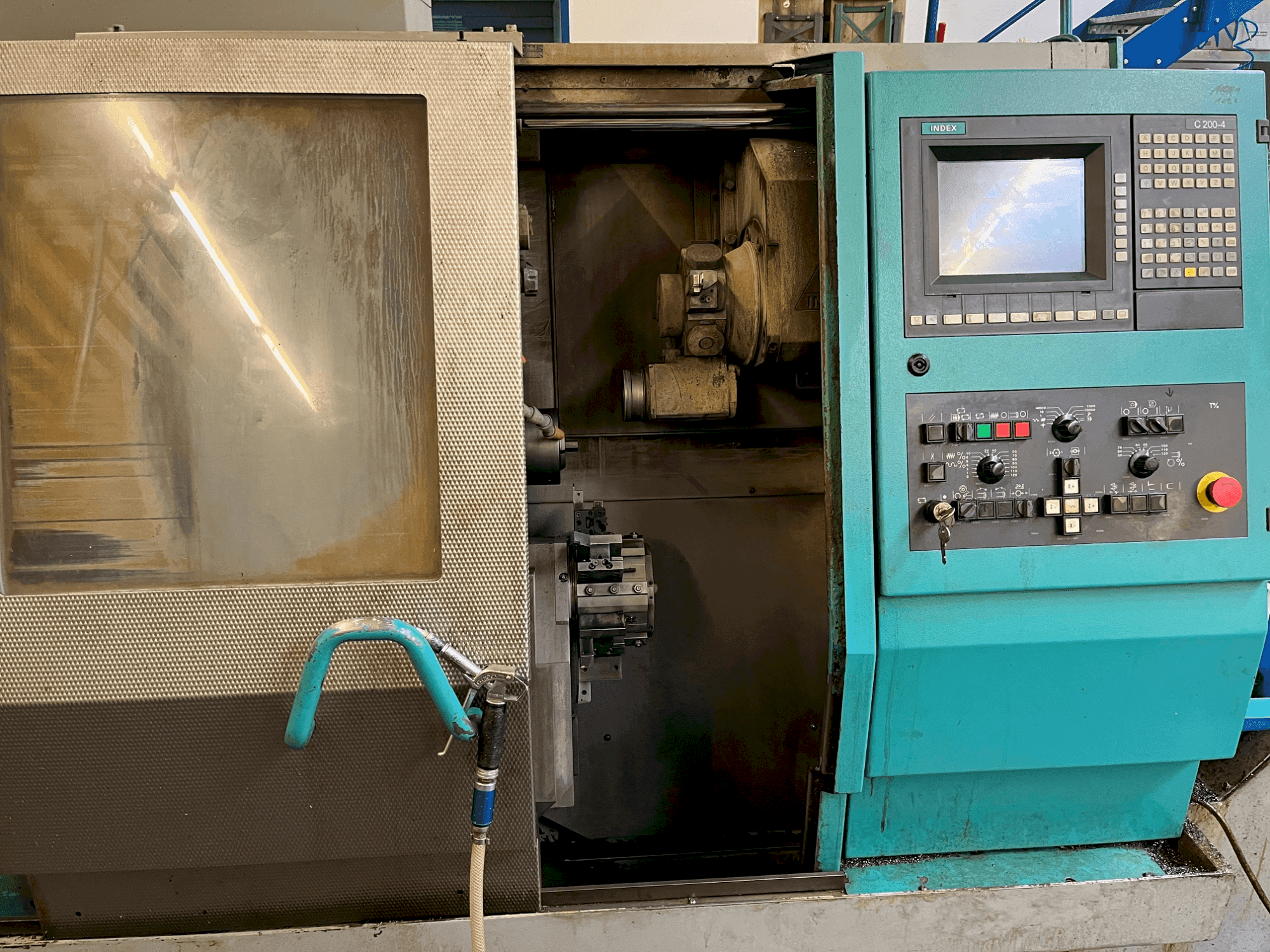 Vue de face de la machine Index ABC 42