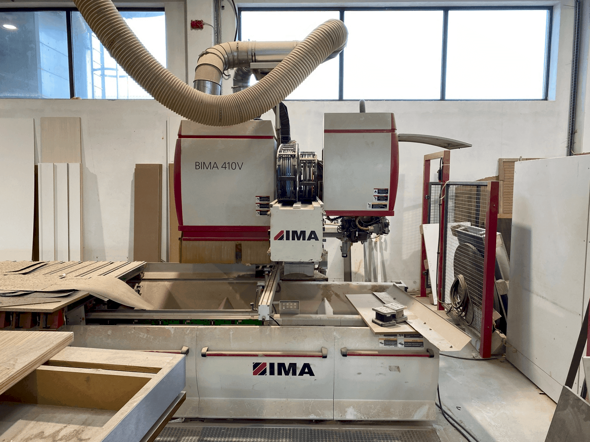 Vue de face de la machine IMA BIMA 410 V (2005)