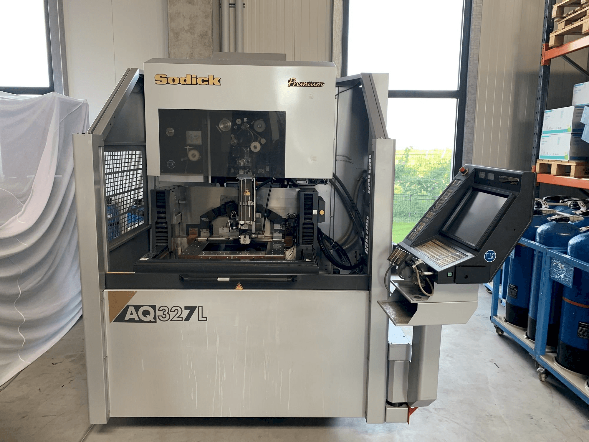 Front view of Sodick AQ327L machine