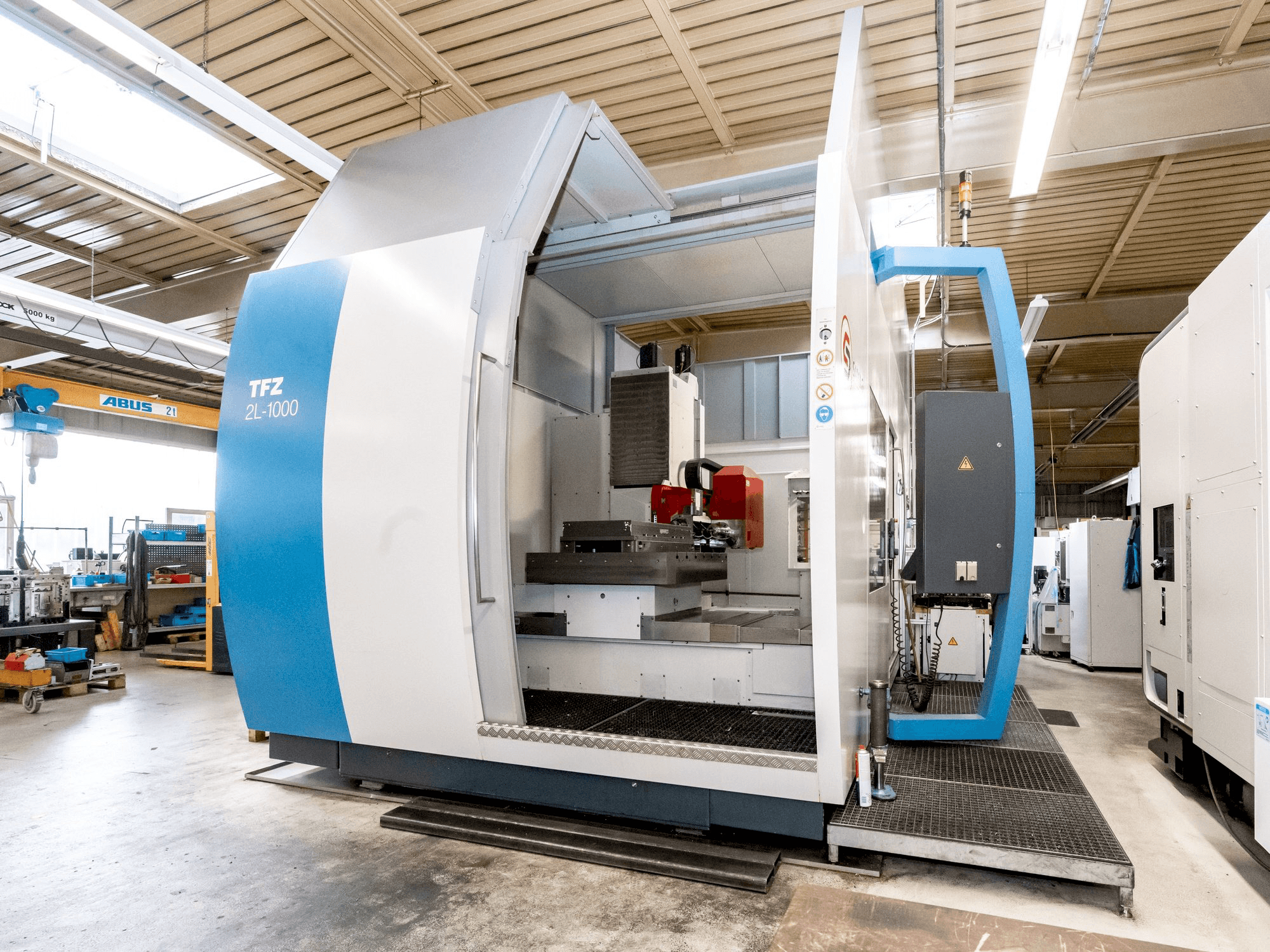 Vue de face de la machine SAMAG TFZ 2L-1000