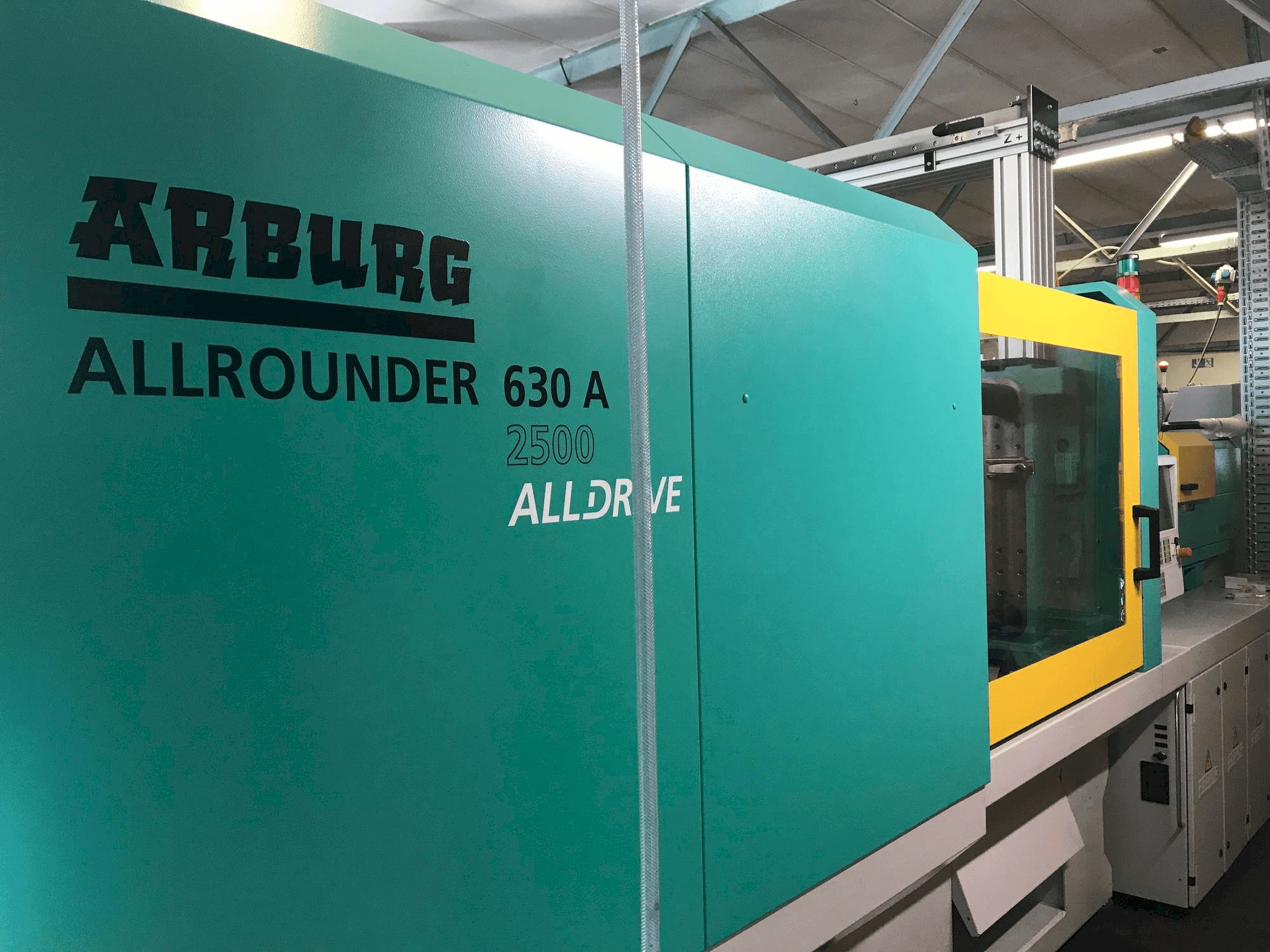 Front view of Arburg Allrounder 630 A 2500-800 machine