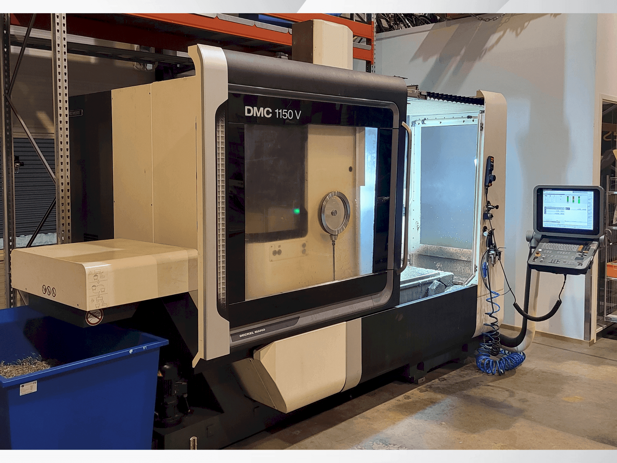 Vue de face de la machine DMG MORI DMC1150V