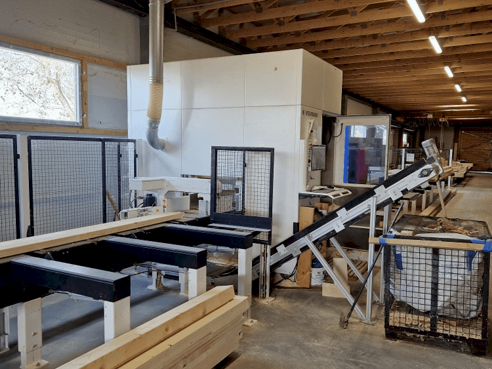 Vue de face de la machine HOMAG WEINMANN BEAMTEQ B-540 (2019)