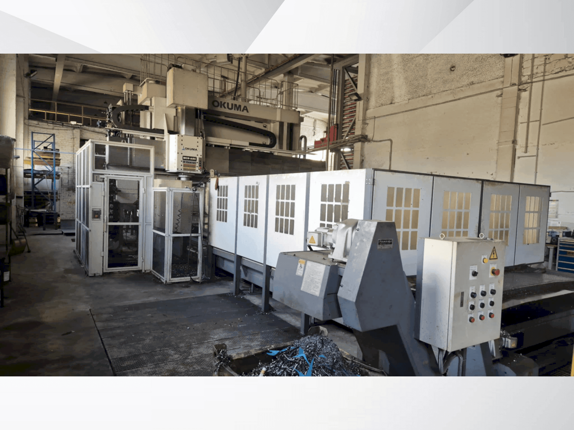 Vue de face de la machine Okuma MCR-A5C30x65